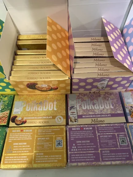 Polkadot chocolate bar wholesale